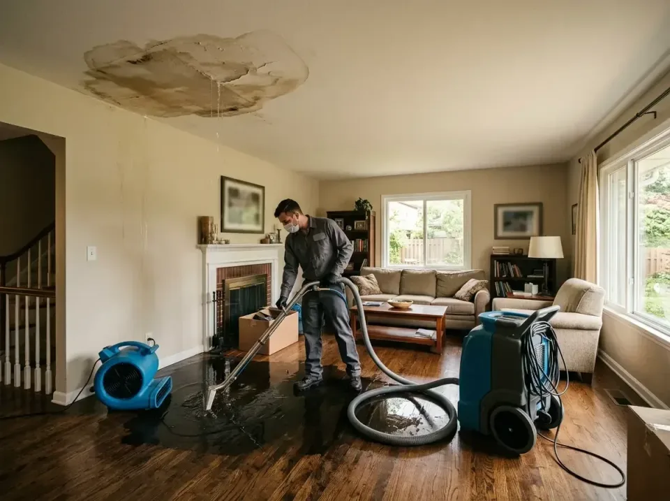 attic-pipe-burst-ceiling-drip-008 — frequently asked questions, Water Damage Restoration & Carpet Care in Laurel, MS